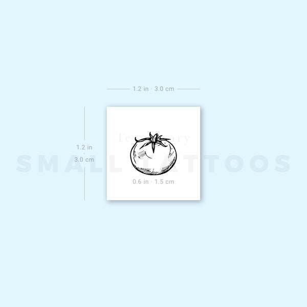Tomato Temporary Tattoo (Set of 3)