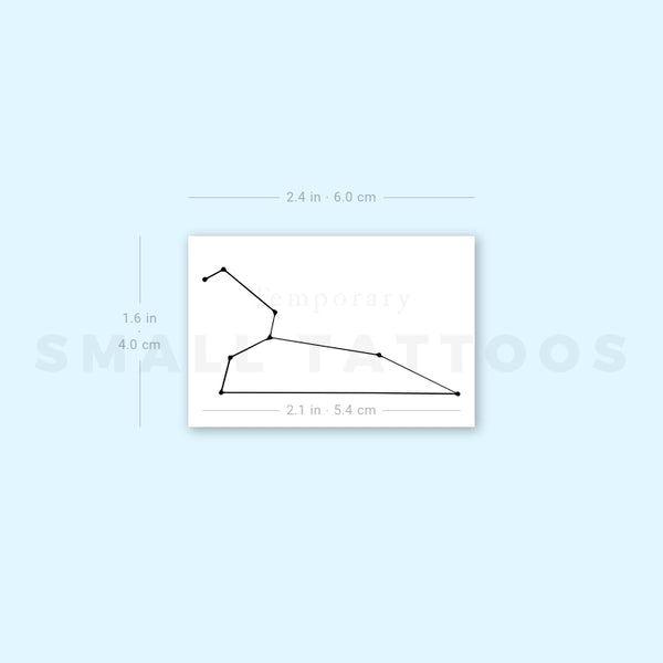 Leo Constellation Temporary Tattoo (Set of 3)