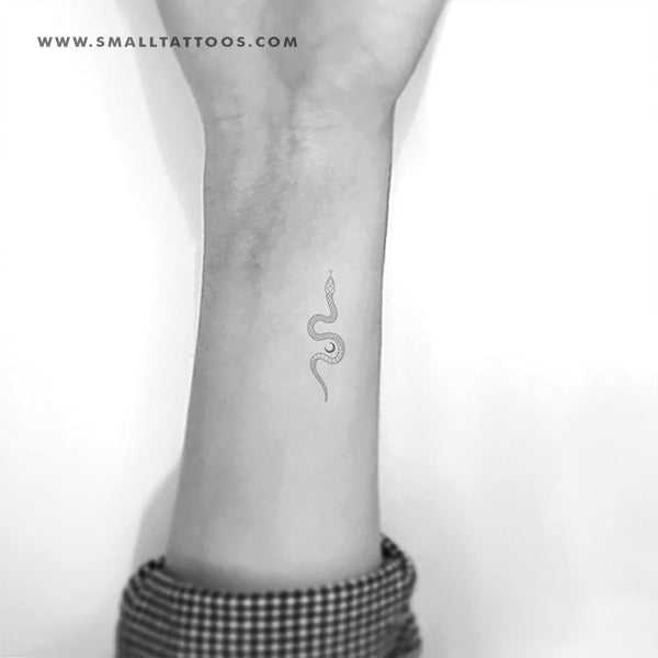 The Soma Snake by Jakenowicz Temporary Tattoo - Set of 3